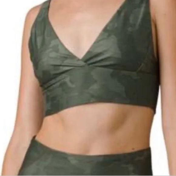NWT - Women’s PrAna Layna Brami Bra - sage camo - size XS - Picture 1 of 7